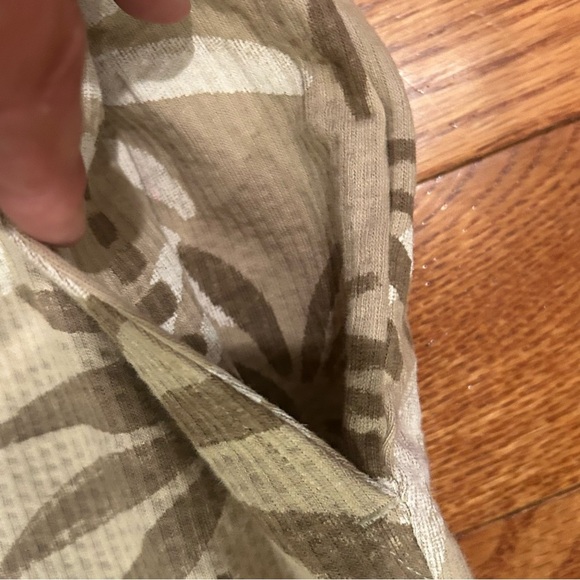 NWT Ben Sherman O Men’s xl Cotton Shorts Tan/White Drawstring Elastic Pockets - Picture 5 of 11